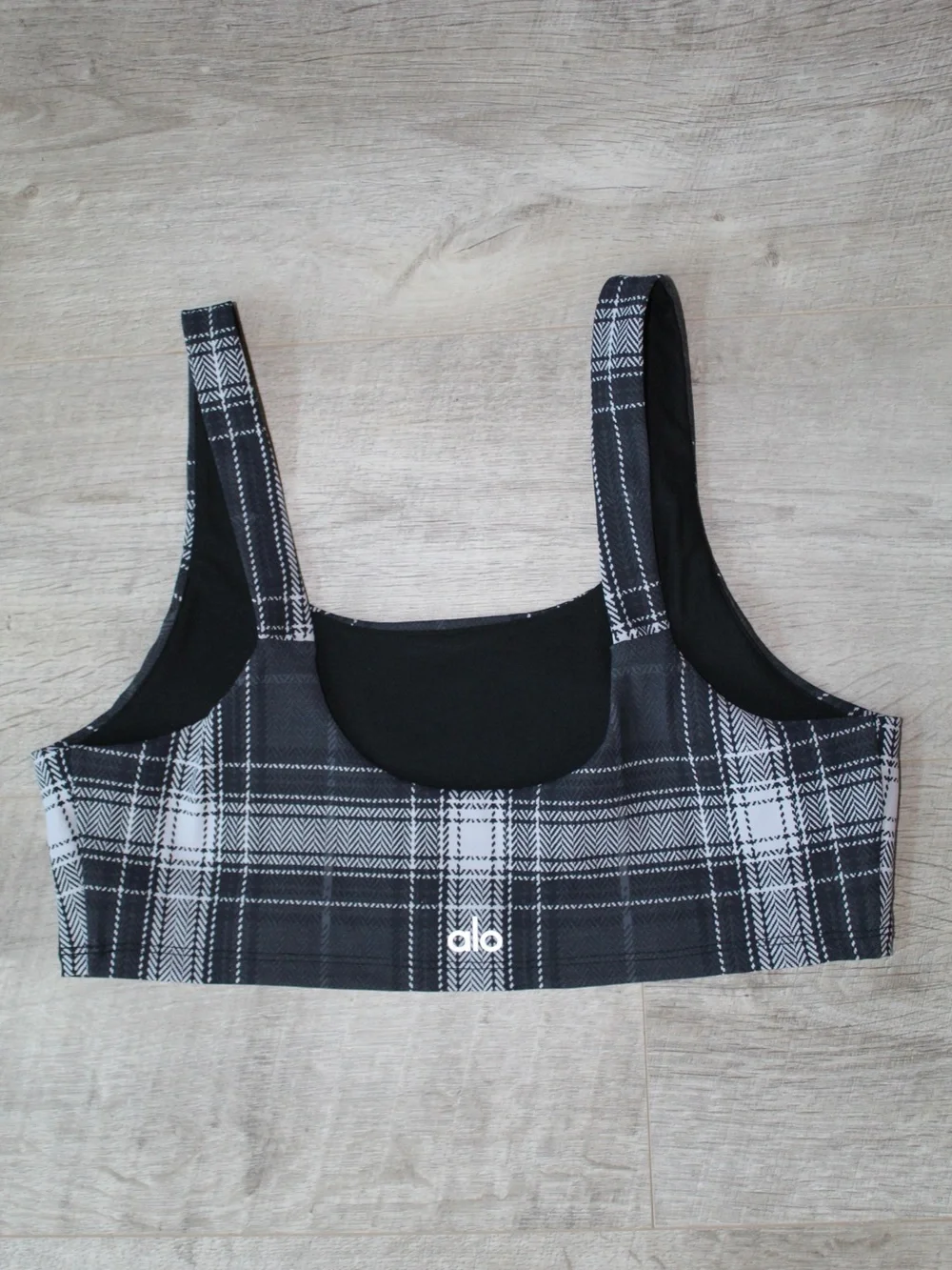 Alo Yoga Vapor Legacy Plaid Bra
